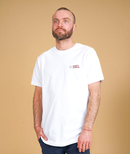 Earth Karma Brushed T-Shirt - White